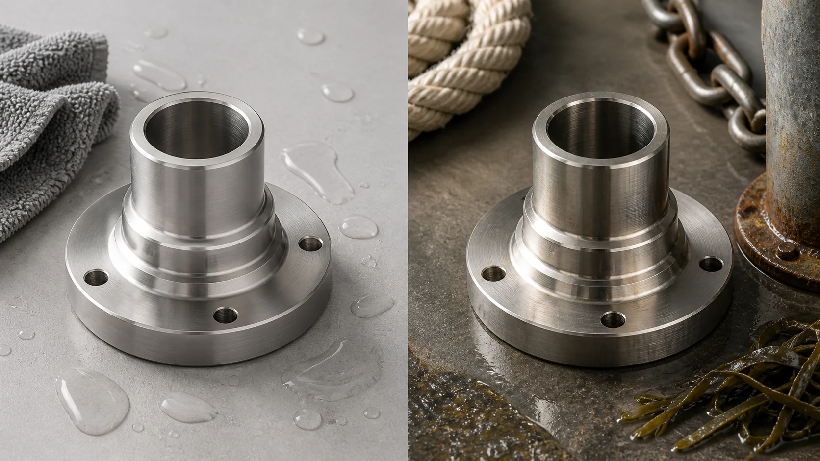 Quelle est la différence entre les inox 304 et 316 et lequel choisir pour une pièce CNC ?